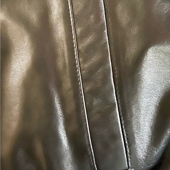 Jos A Bank Executive Collection mens XL TALL black Leather Jacket - Picture 10 of 16